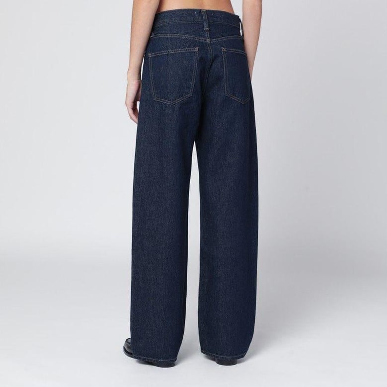 rinse dark indigo jeans by Selfnex