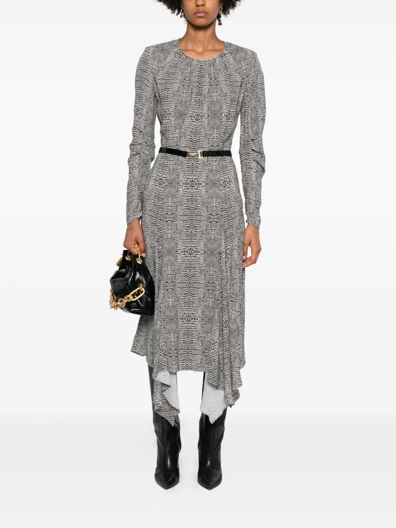 printed georgette dress by Selfnex