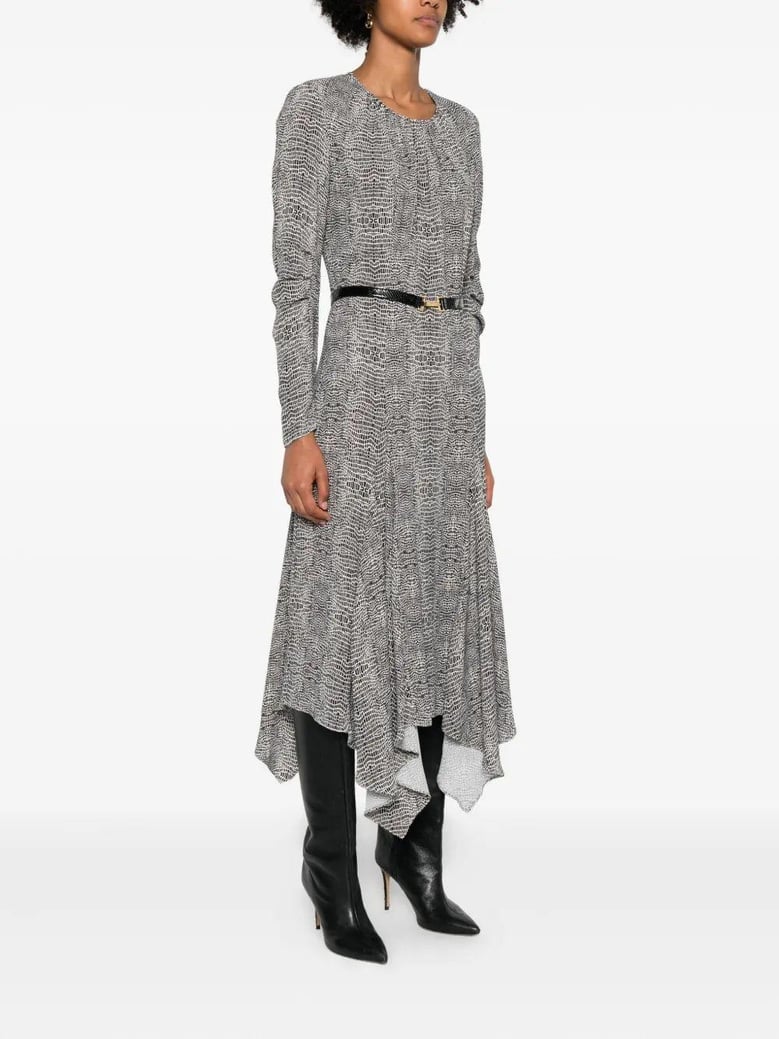 printed georgette dress by Selfnex