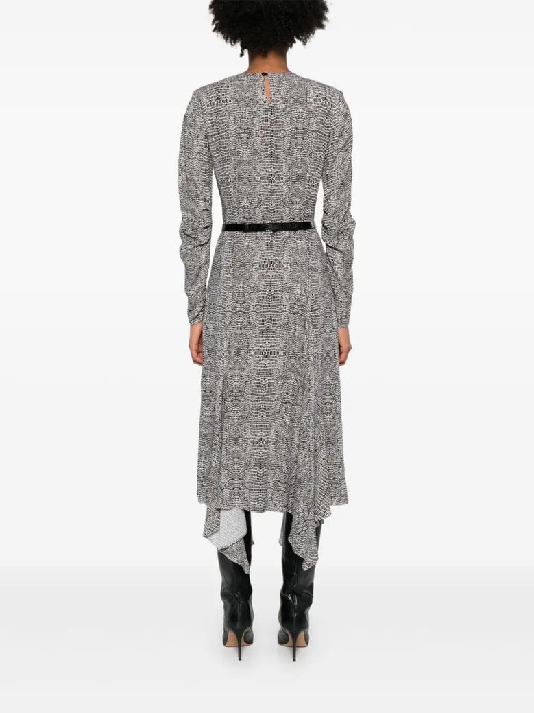 printed georgette dress by Selfnex