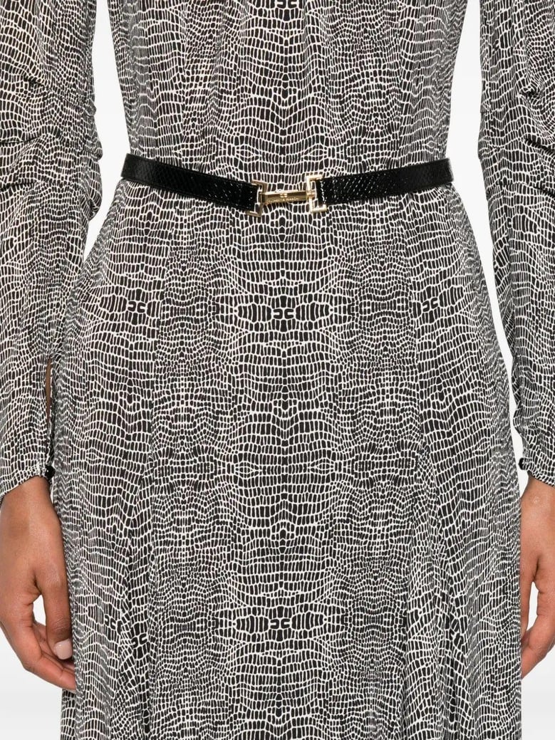 printed georgette dress by Selfnex