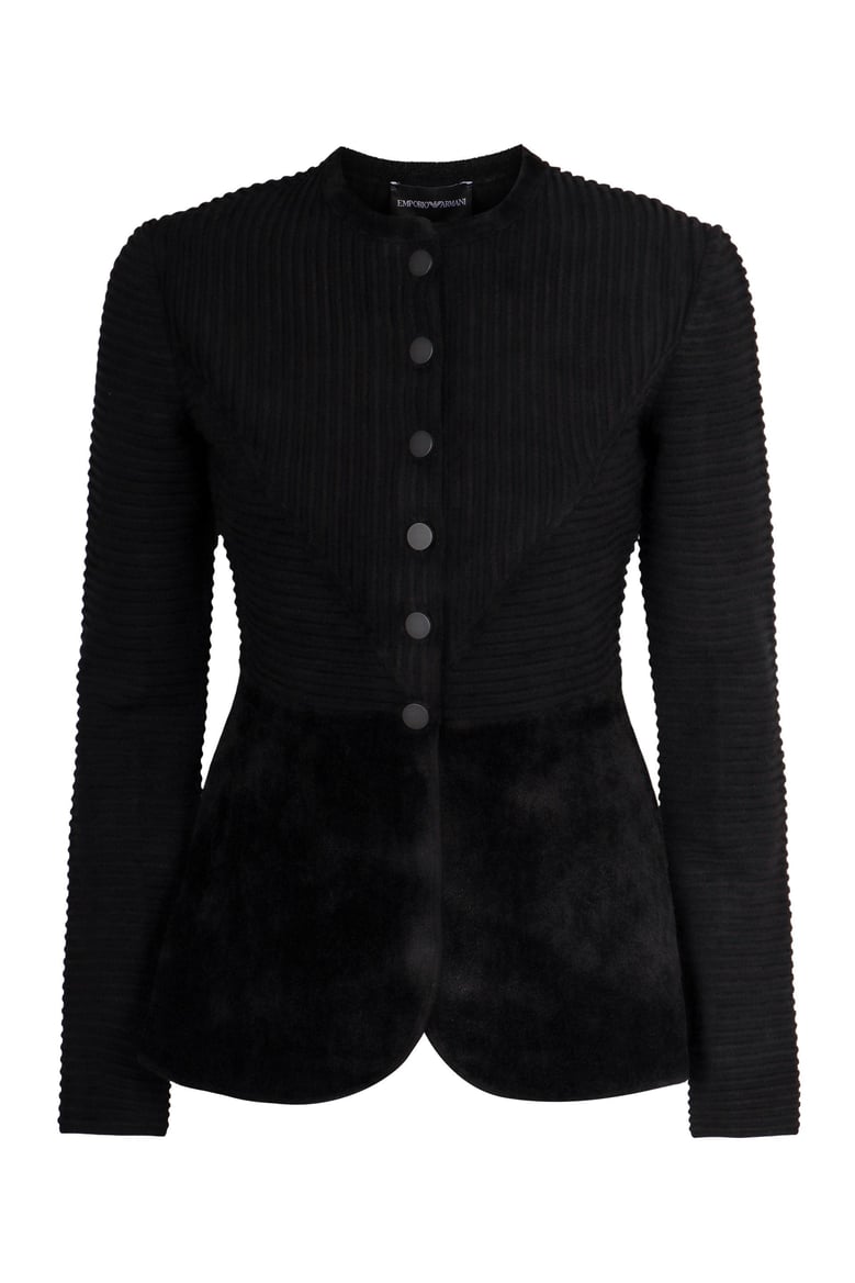 il testo giacca in ciniglia ottoman tradotto dall italiano (it) all inglese (en) è jacket in corduroy ottoman by Selfnex