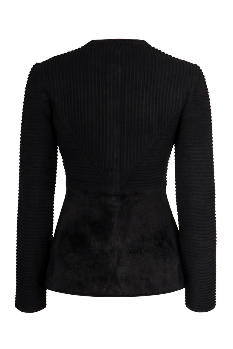 il testo giacca in ciniglia ottoman tradotto dall italiano (it) all inglese (en) è jacket in corduroy ottoman by Selfnex