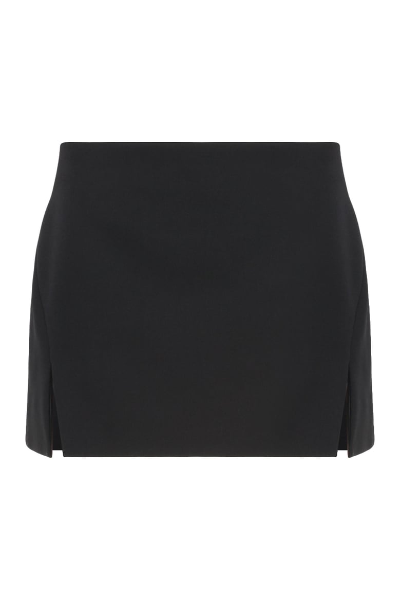 gonna mini in lana polvere di grano by Selfnex