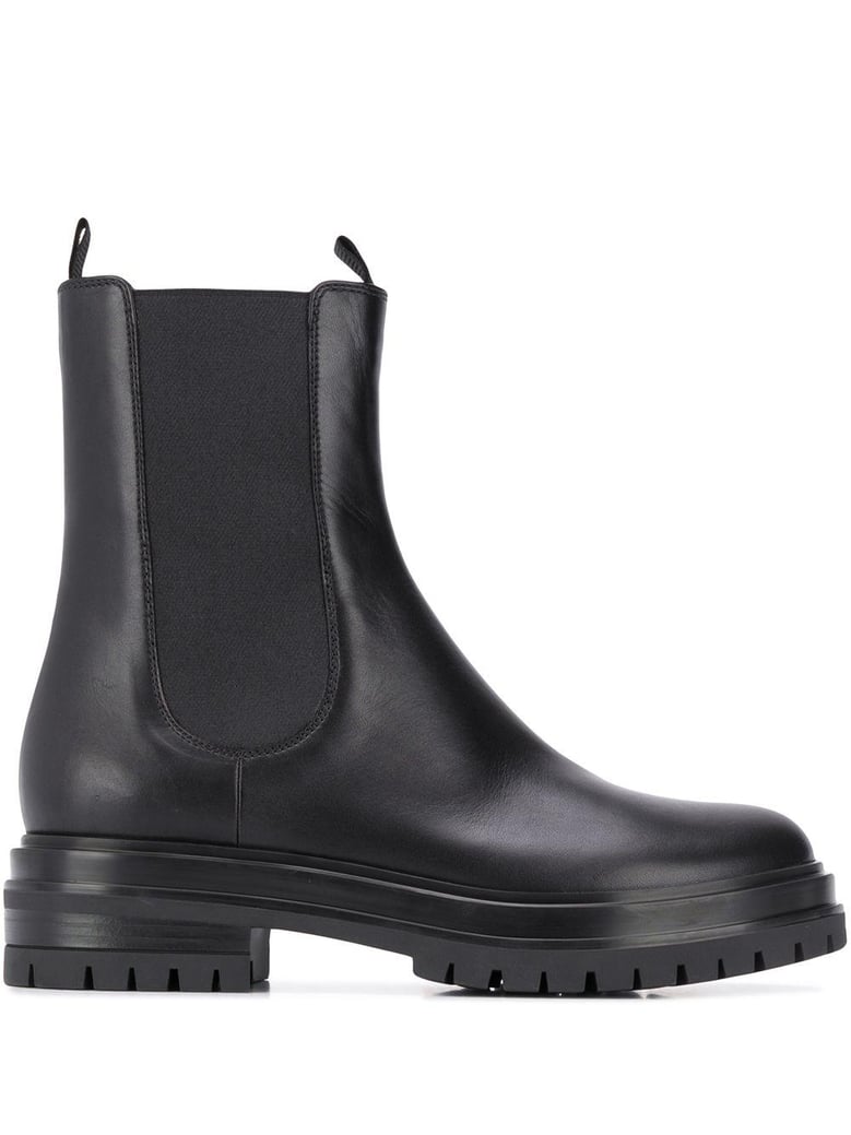 chester black calf leather boots by Selfnex