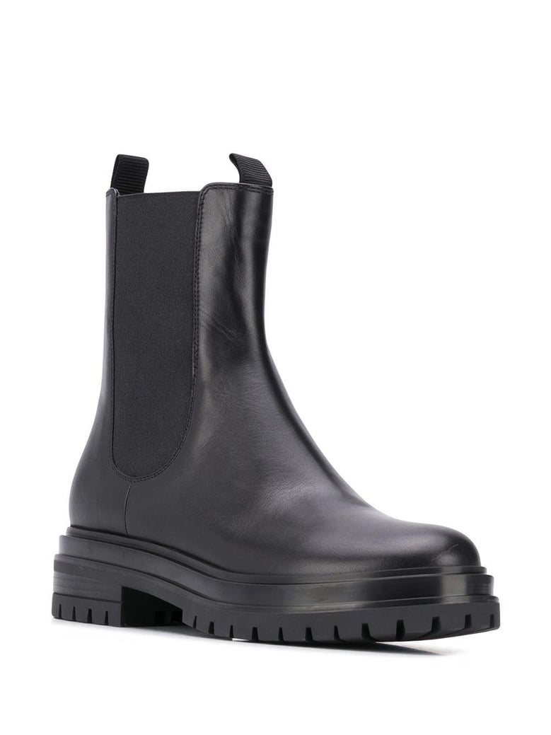 chester black calf leather boots by Selfnex