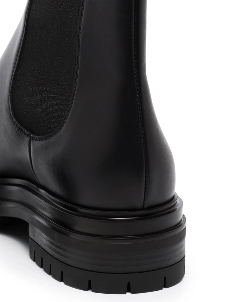 chester black calf leather boots by Selfnex
