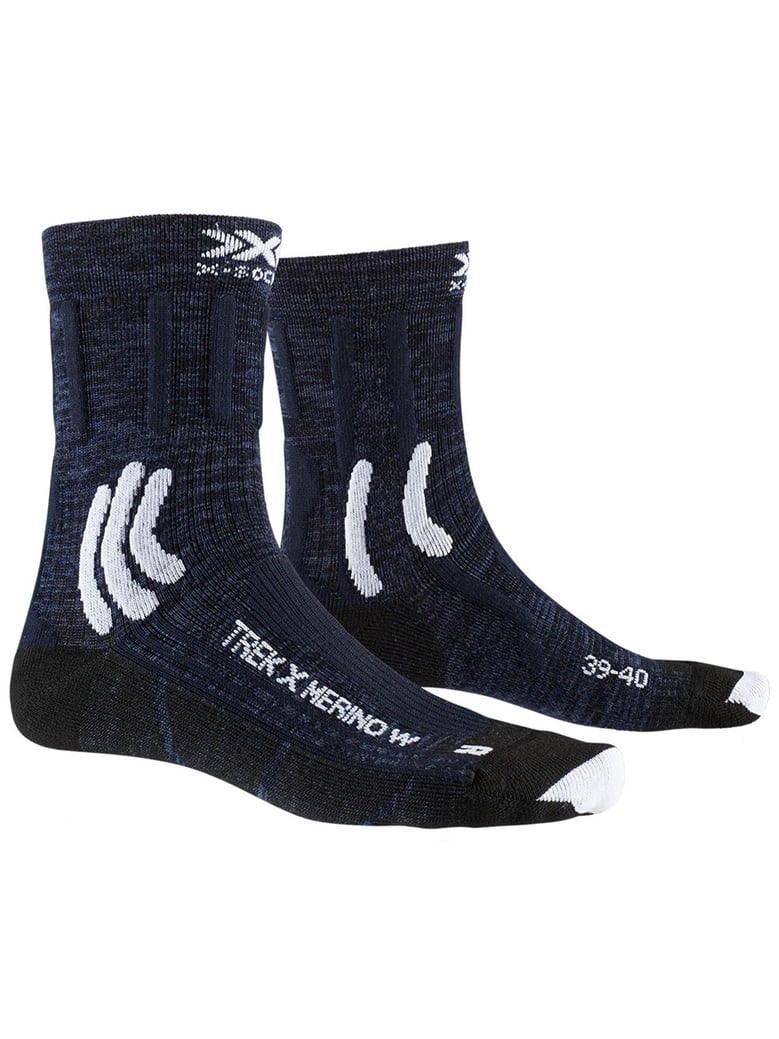 blue technical trekking socks by Selfnex