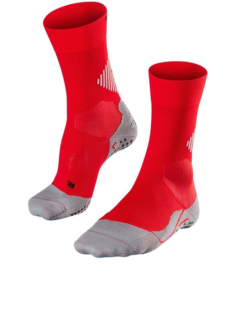 red 4grip socks by Selfnex