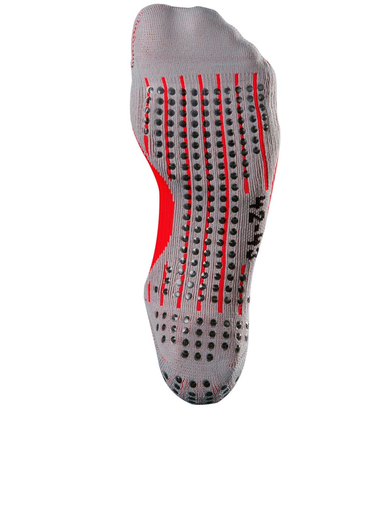 red 4grip socks by Selfnex