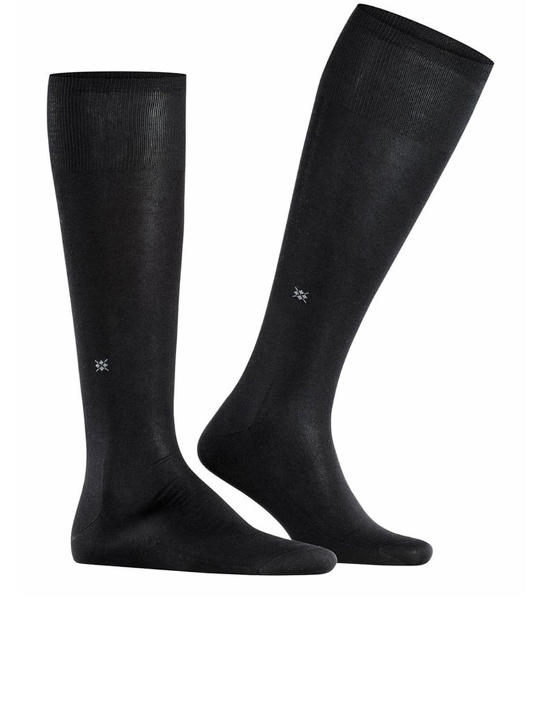 cardiff black knee-high socks by Selfnex