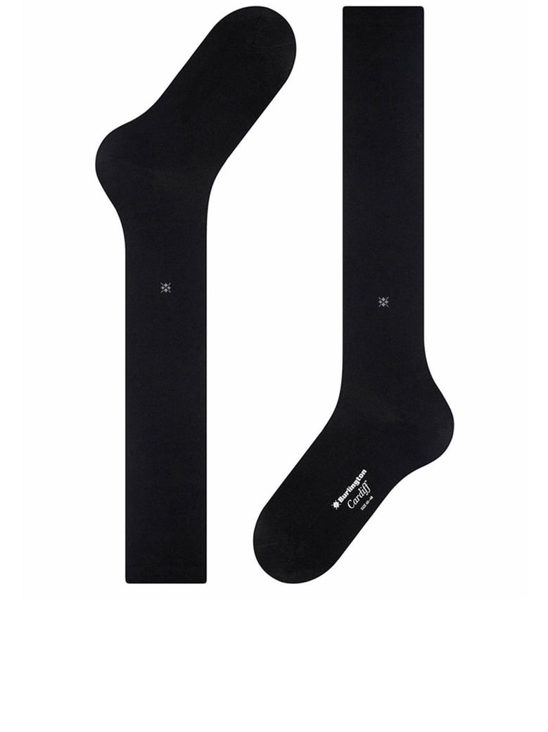 cardiff black knee-high socks by Selfnex