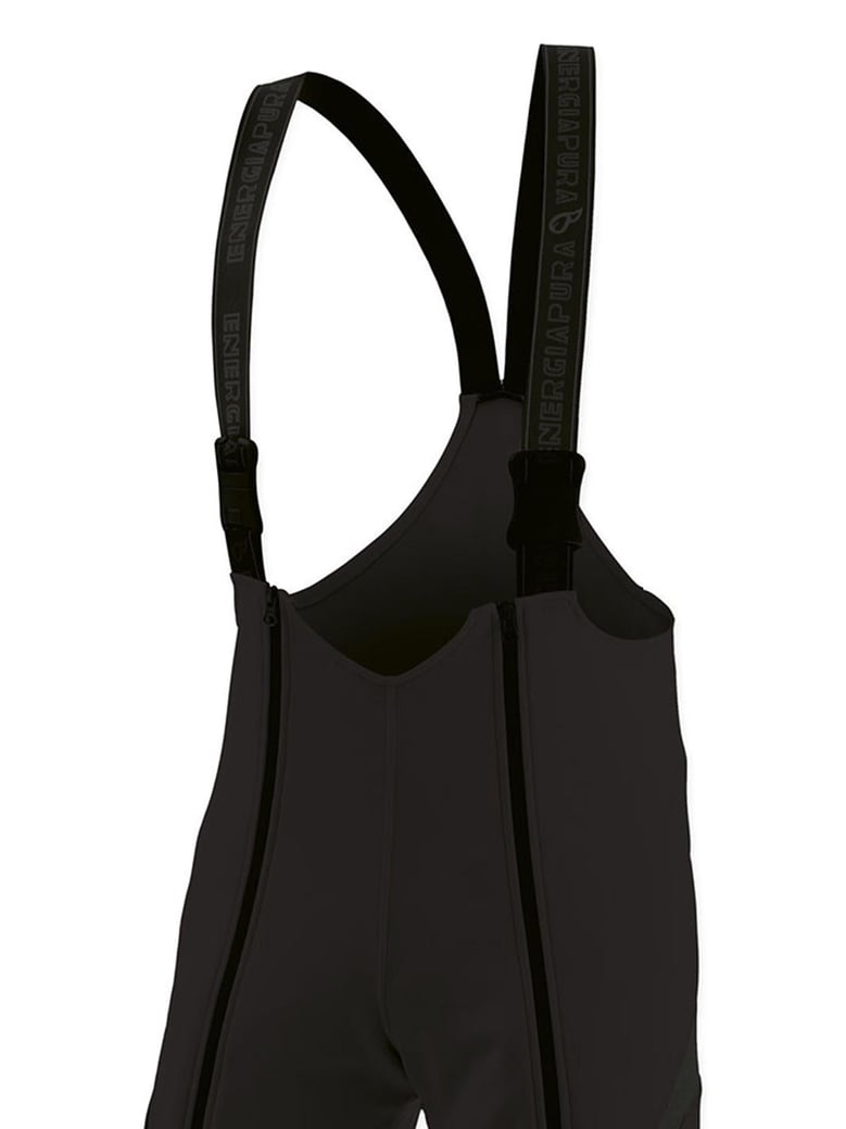 adelboden short black salopette by Selfnex