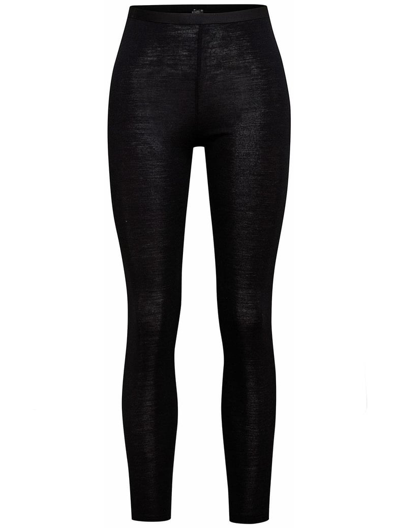 black cotton leggings by Selfnex