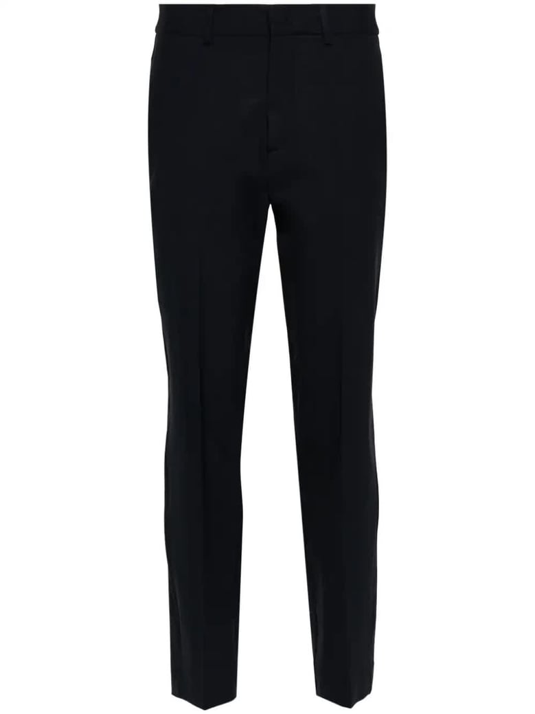 lille wool blue trousers by Selfnex