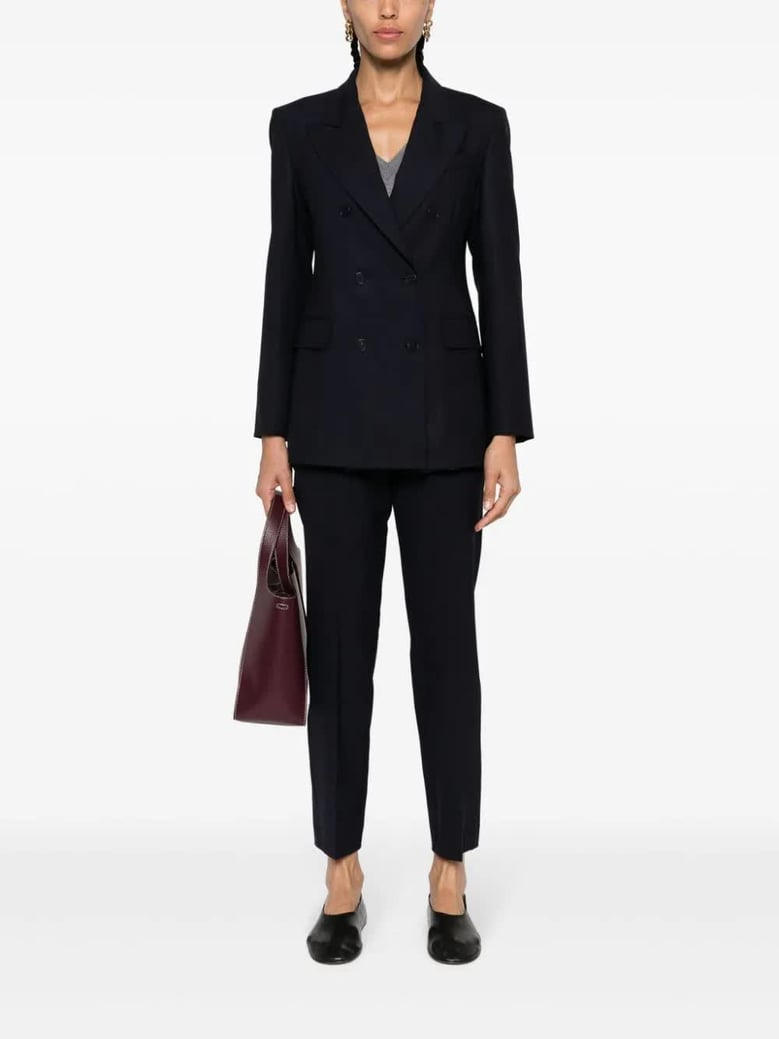 lille wool blue trousers by Selfnex