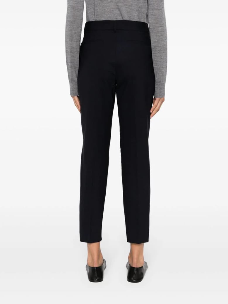 lille wool blue trousers by Selfnex