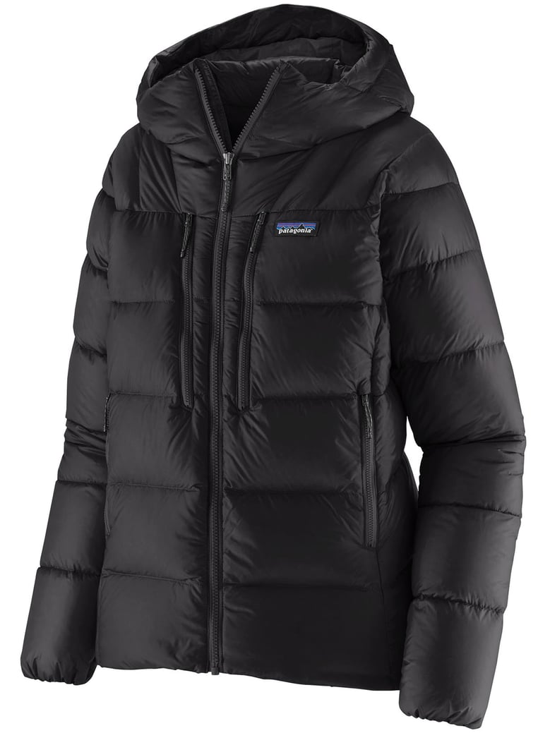 fitz roy black down hoody by Selfnex