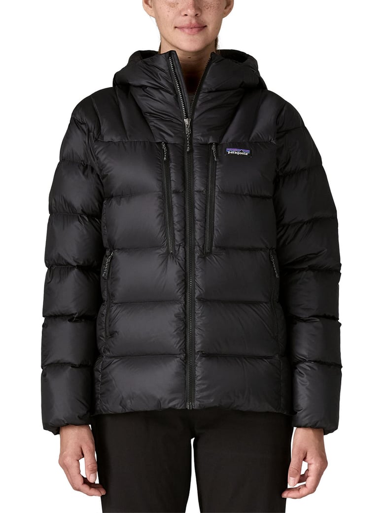 fitz roy black down hoody by Selfnex
