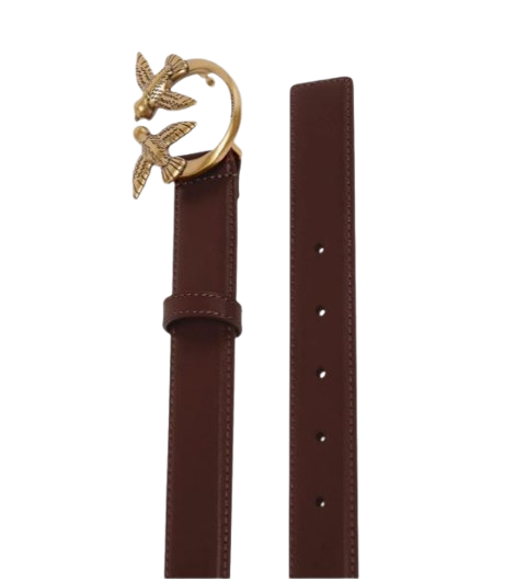 love berry brown polyester belt by Selfnex