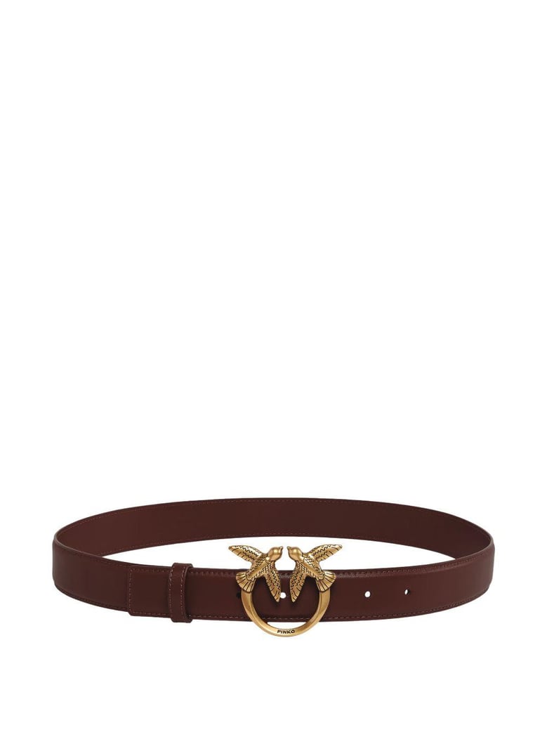 love berry brown polyester belt by Selfnex
