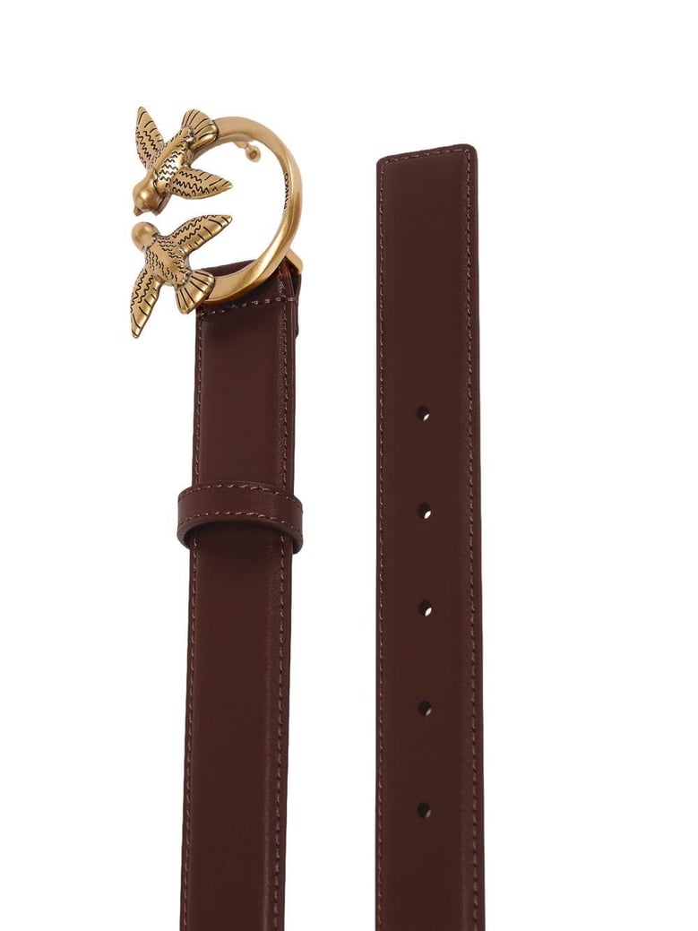 love berry brown polyester belt by Selfnex