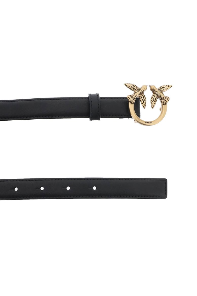love birds thin black belt by Selfnex