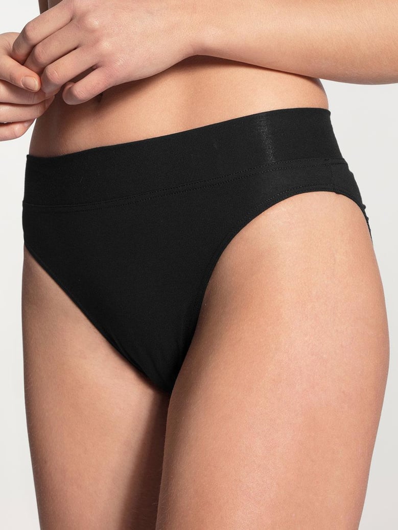 black cotton slip by Selfnex