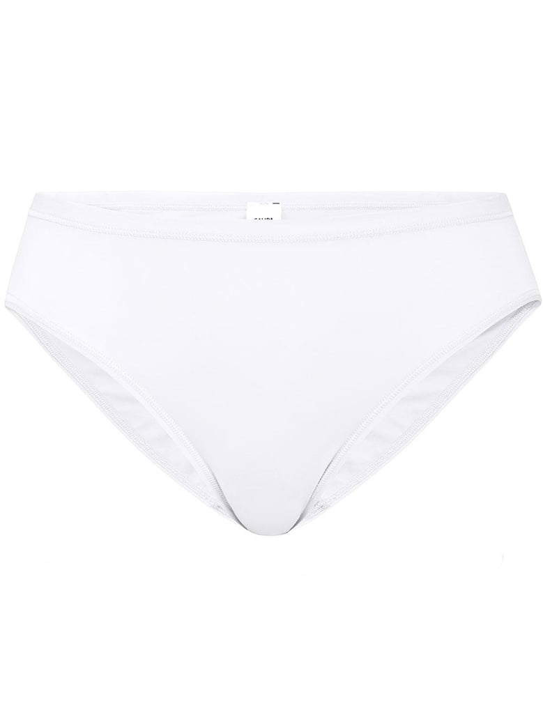 white cotton slip by Selfnex