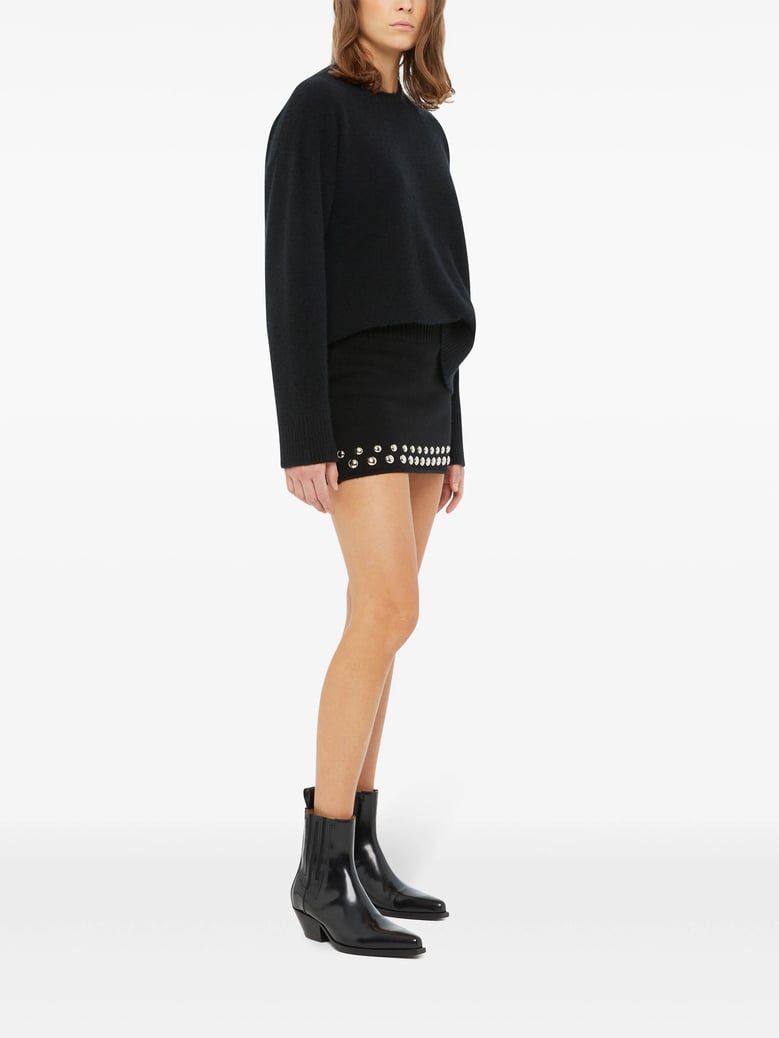 love and studs mini skirt by Selfnex
