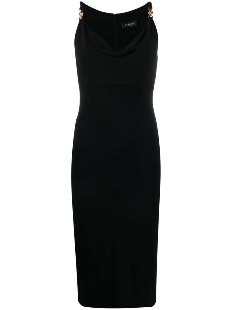 medusa `95 black midi dress by Selfnex