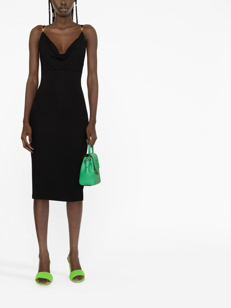 medusa `95 black midi dress by Selfnex