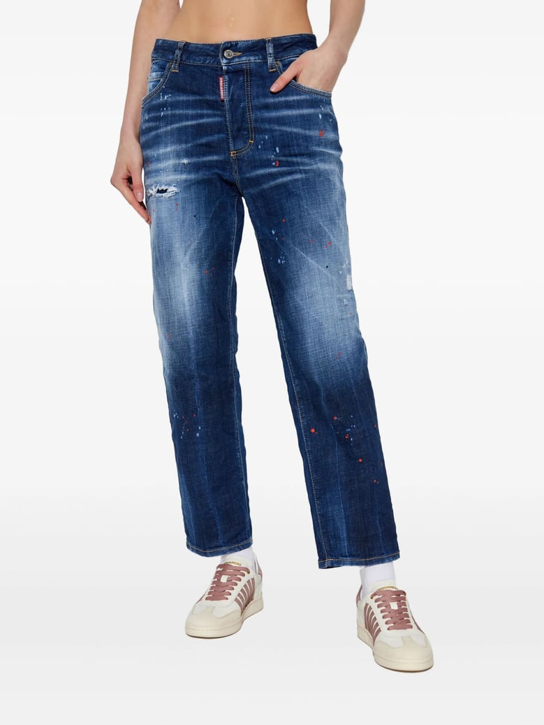 medium easy red spots boston jeans by Selfnex
