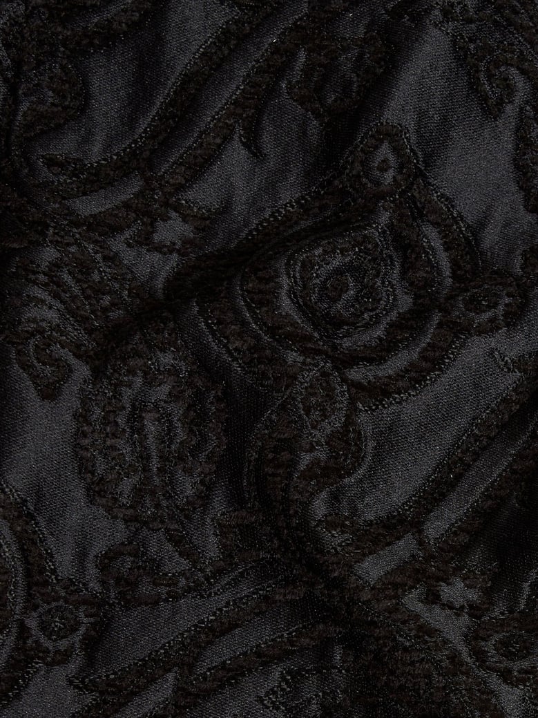 black jacquard blazer by Selfnex
