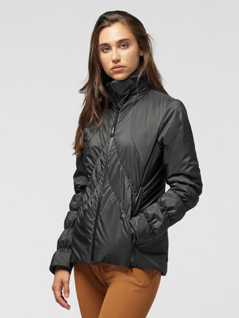 samuel black polyamide jacket by Selfnex