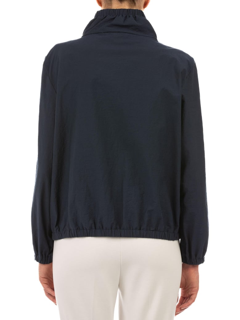 blue cotton blend jacket by Selfnex