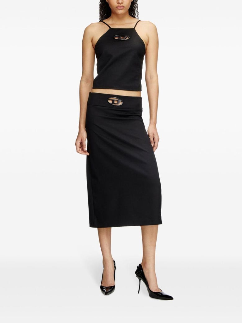 black cotton top by Selfnex