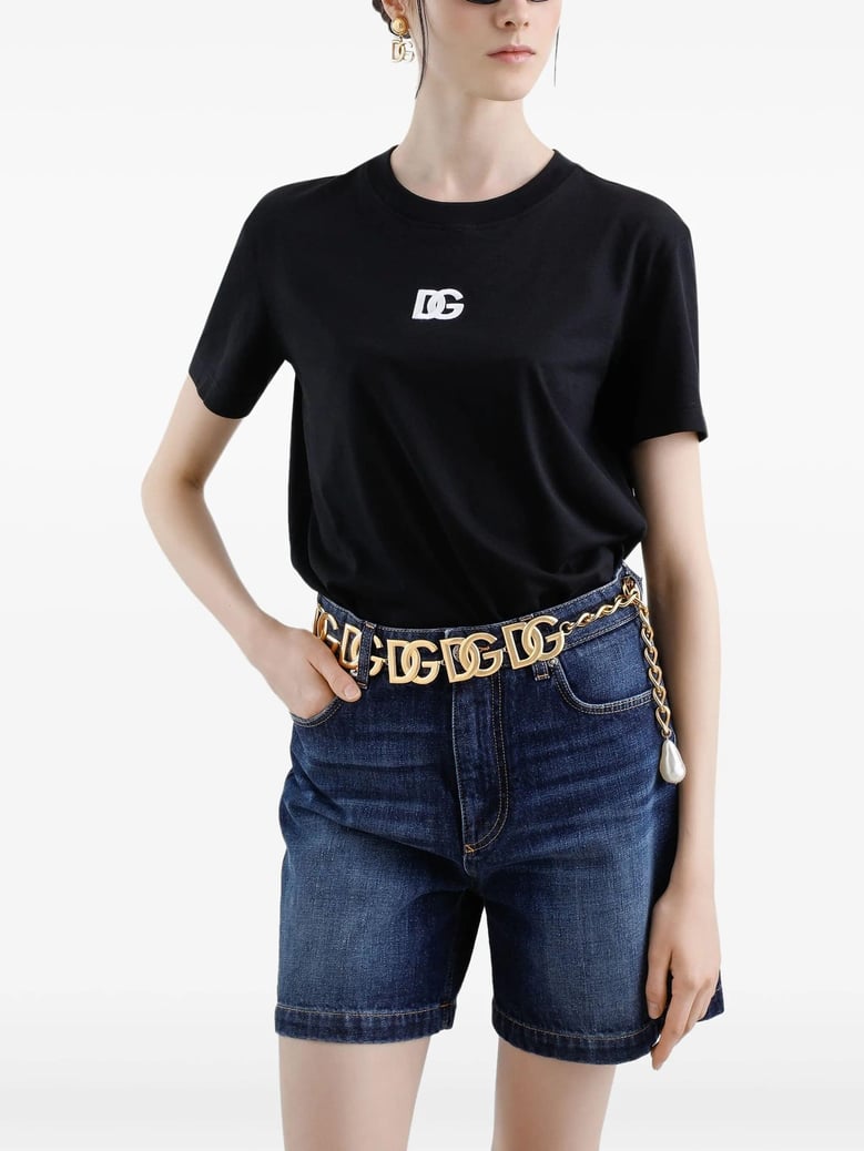 black cotton jersey t-shirt by Selfnex