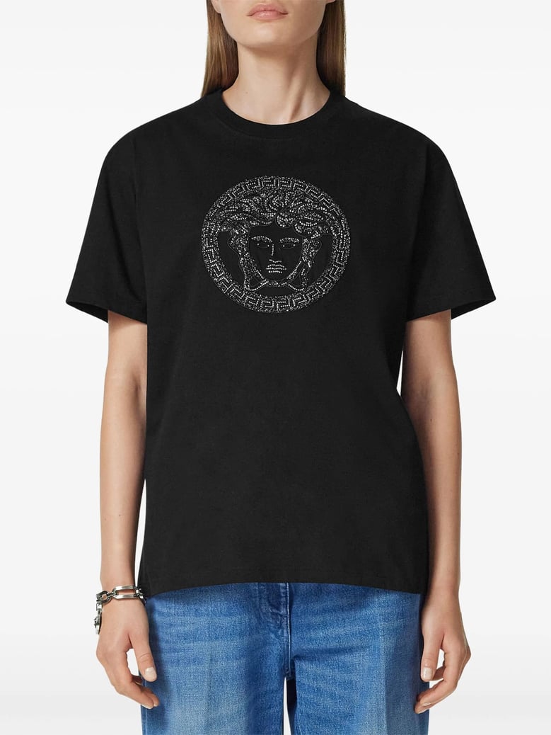 black silk t-shirt by Selfnex