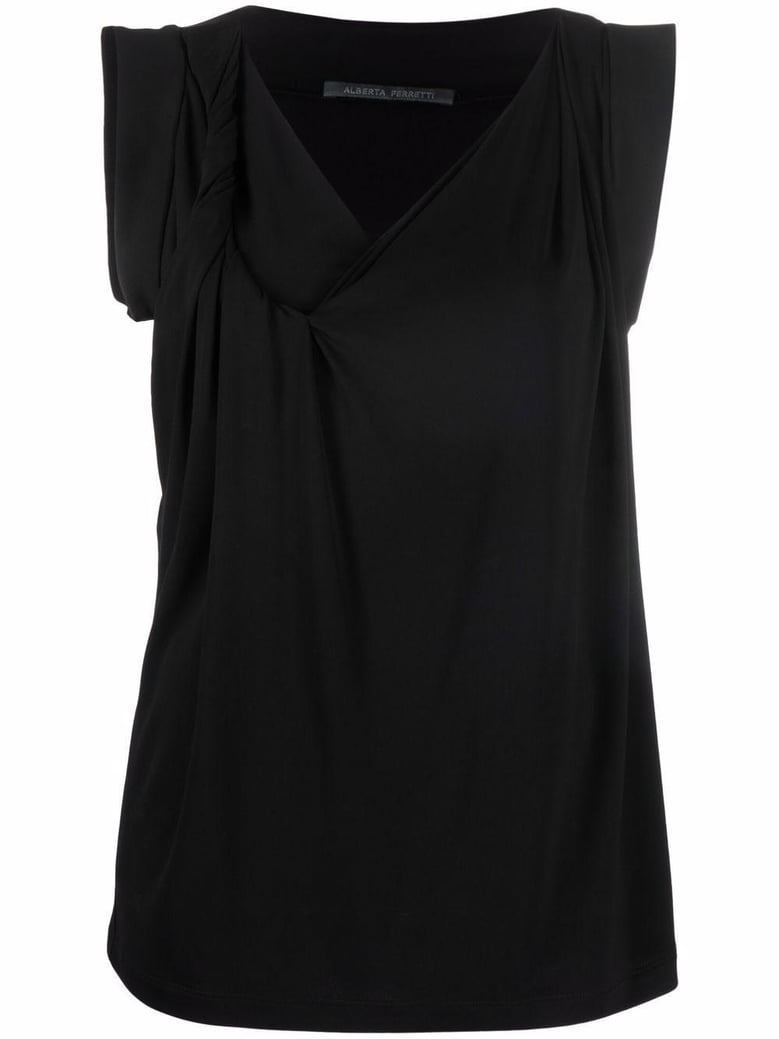 black viscose top by Selfnex