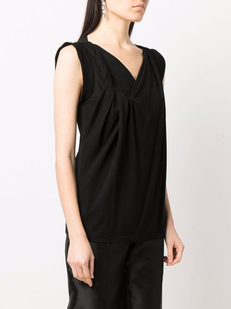 black viscose top by Selfnex