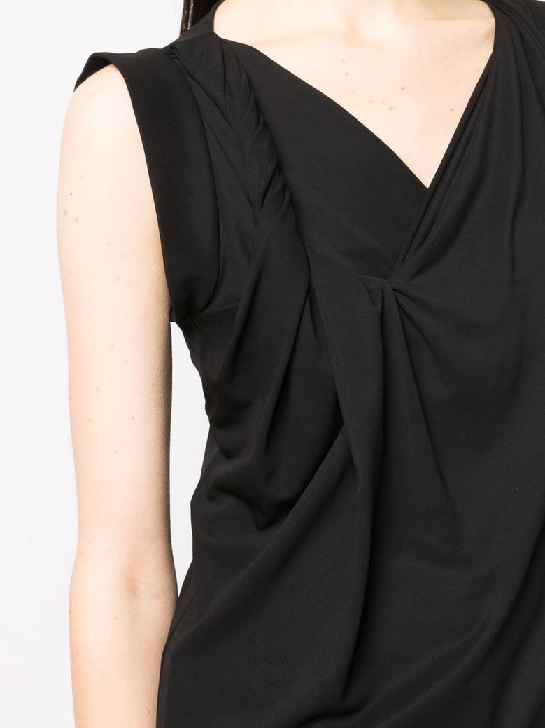 black viscose top by Selfnex