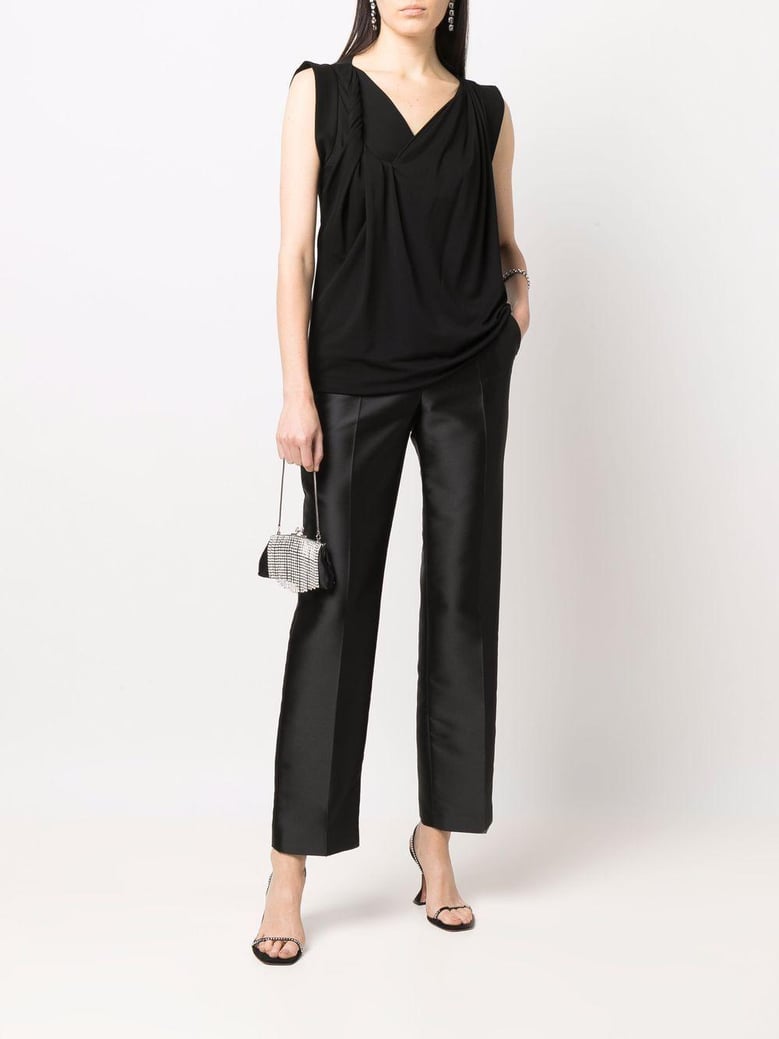 black viscose top by Selfnex