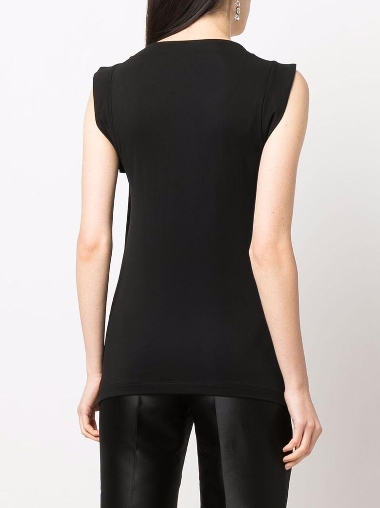 black viscose top by Selfnex