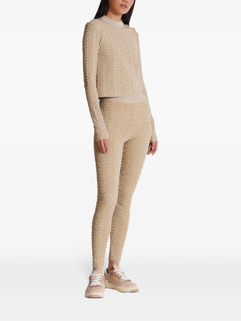 pb labyrinth nude leggings by Selfnex