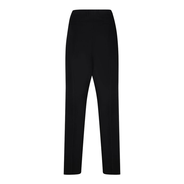 slim fit black tailored trousers by Selfnex