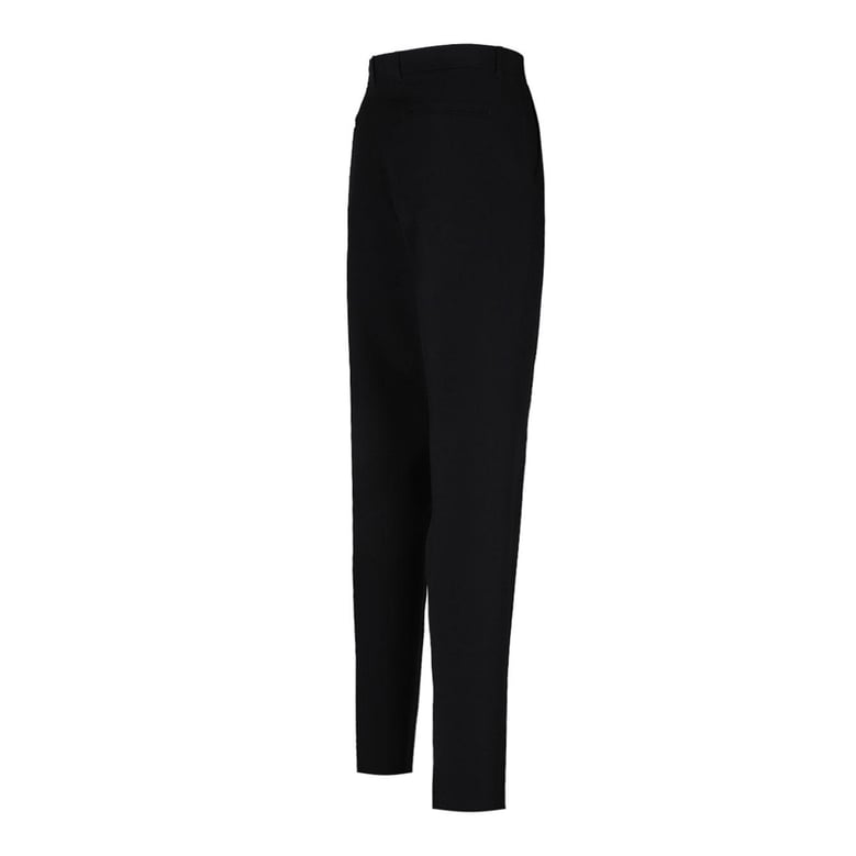 slim fit black tailored trousers by Selfnex