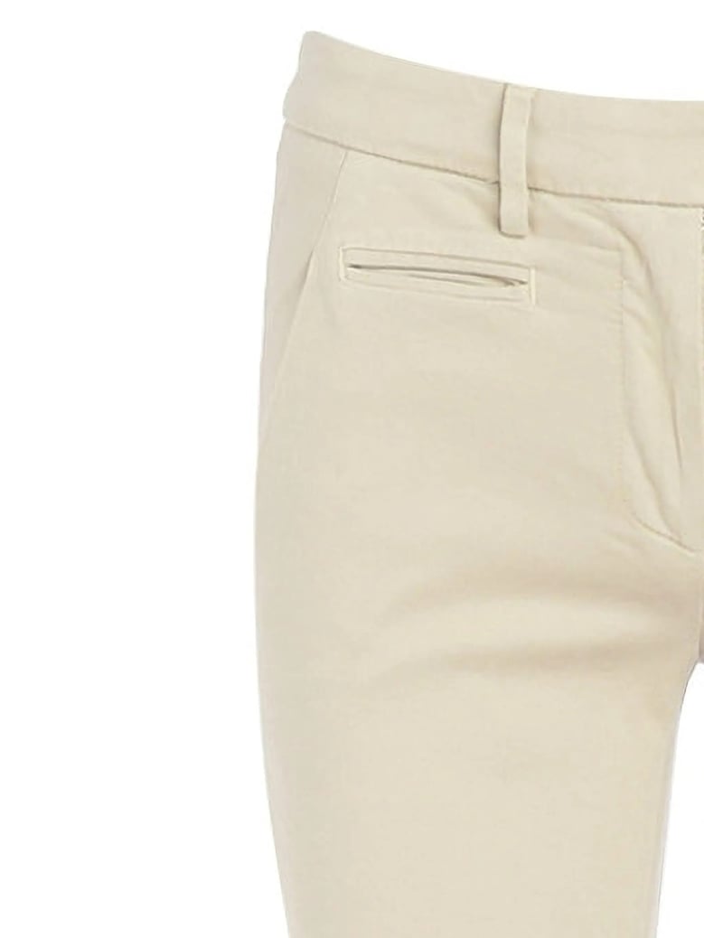 perfect white stretch trousers by Selfnex