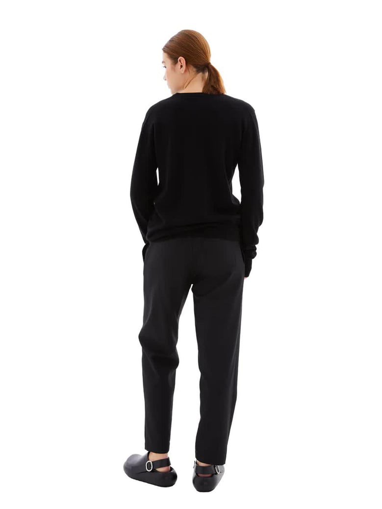 cn ls black cotton sweater by Selfnex