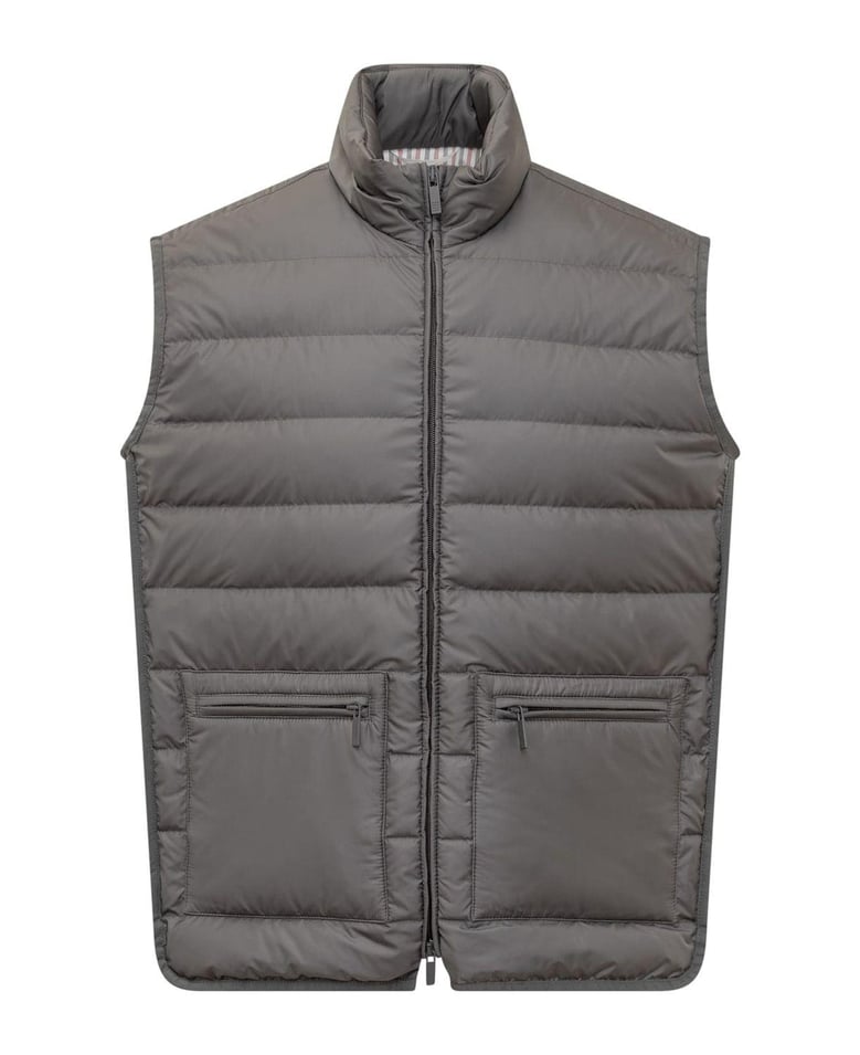 down knit vest by Selfnex
